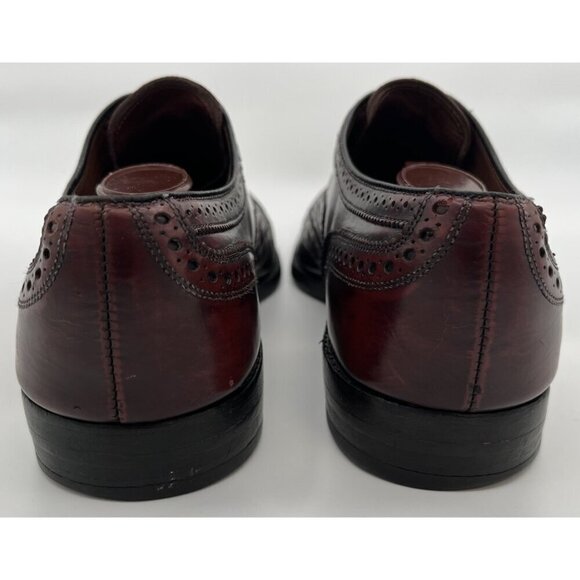 Allen Edmonds McAllister Burgundy Leather Brogue Oxford Dress Shoes Size 9D main image 12